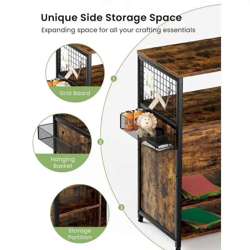Meubles de rangement, Meubles de rangement pour loisirs créatifs avec tiroirs, Tables/établis pour loisirs créatifs