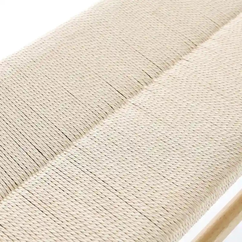 Banc d'intérieur en hévéa naturel