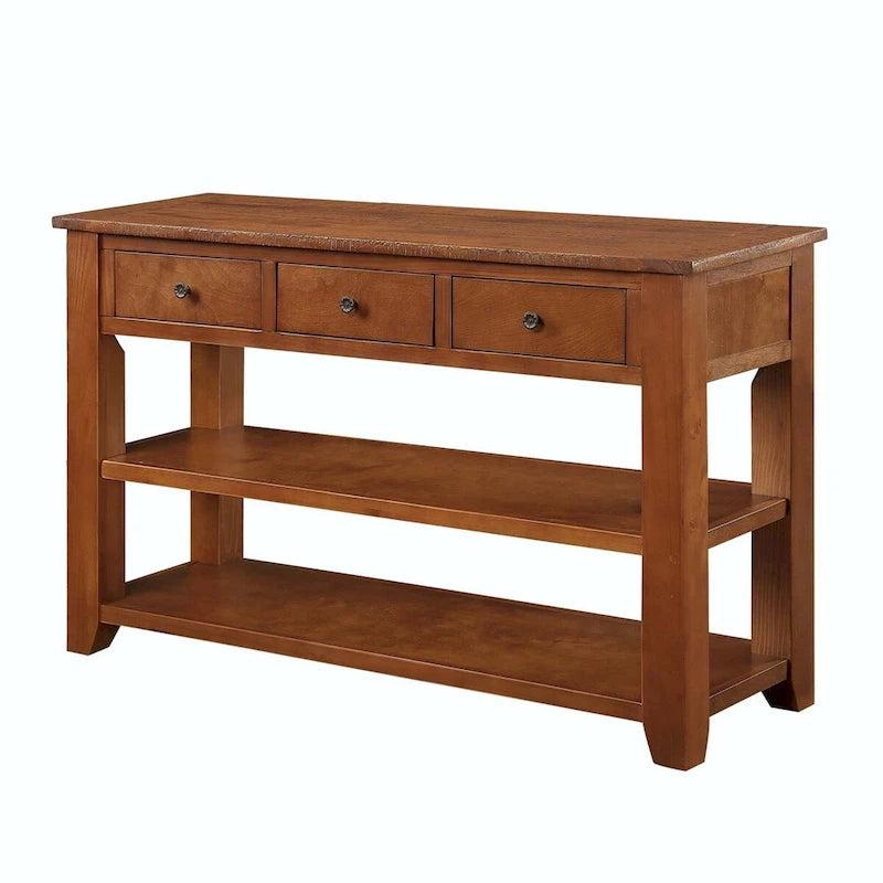 Console en bois de pin massif