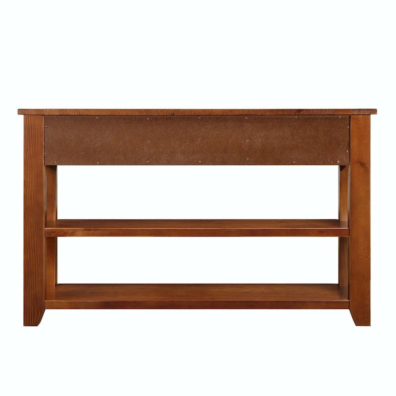 Console en bois de pin massif