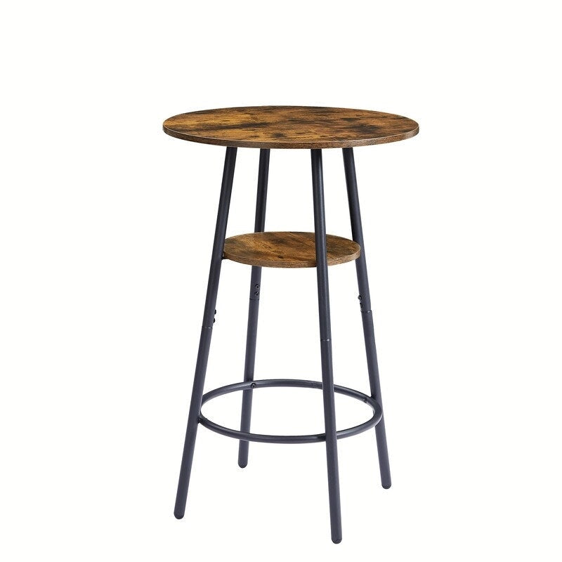 Table de bar avec comptoir rond, table de salle à manger bistro pour cuisine