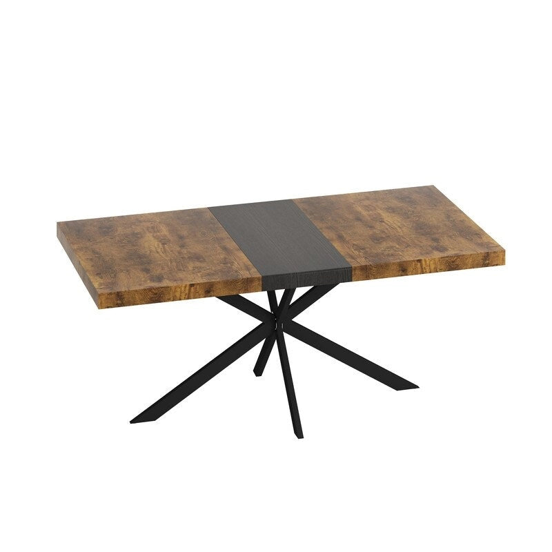Table à manger extensible de style rustique/campagne pour personnes