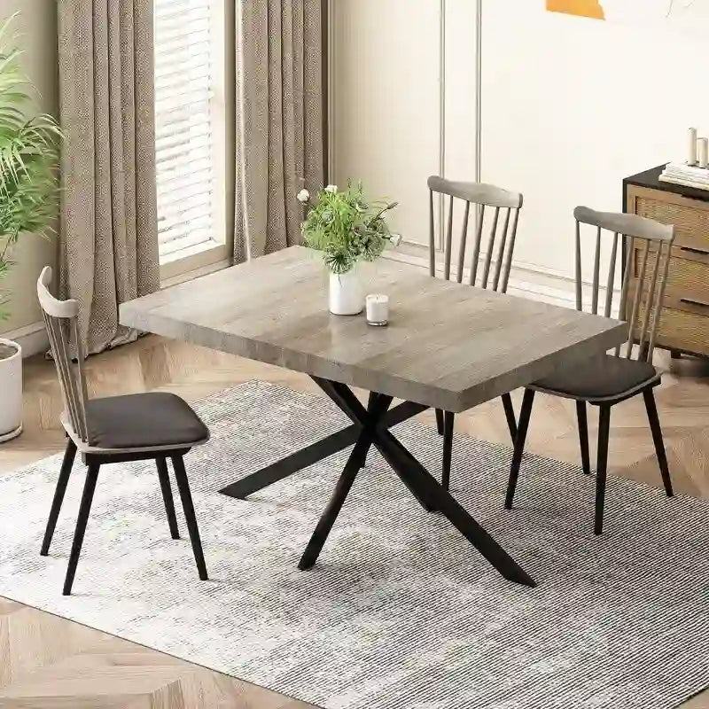 Table à manger extensible de style rustique/campagne pour personnes
