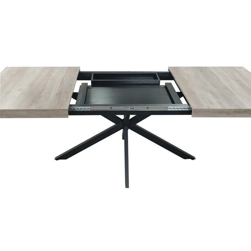 Table à manger extensible de style rustique/campagne pour personnes
