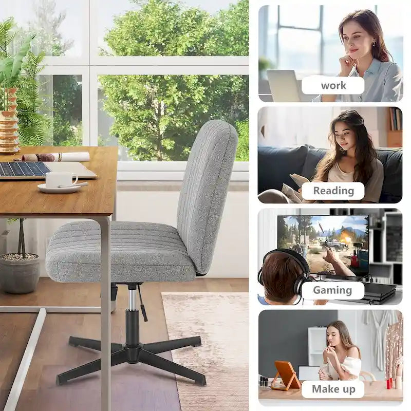 Chaise de coiffeuse pivotante à hauteur réglable