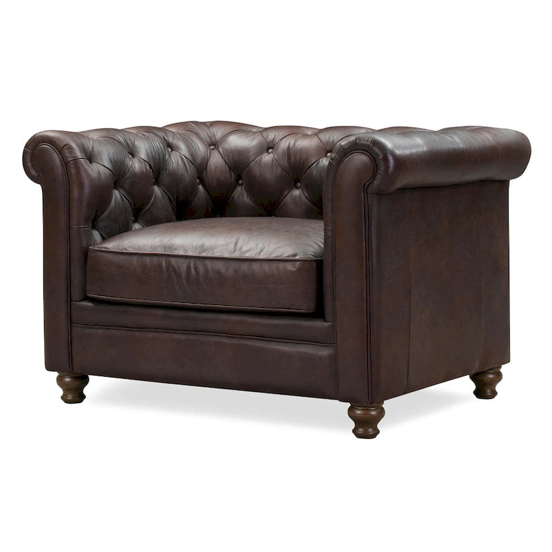 Chaise longue – Cuir véritable italien
