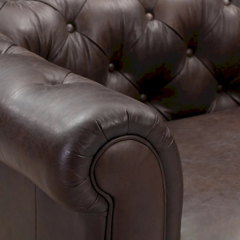 Chaise longue – Cuir véritable italien