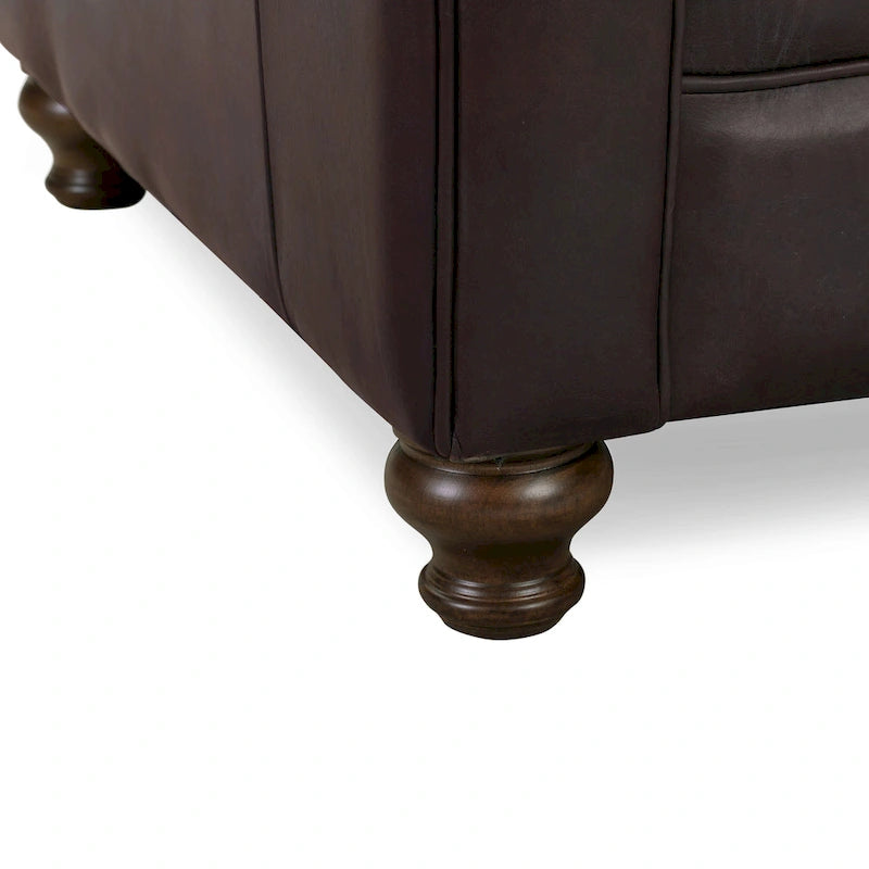 Chaise longue – Cuir véritable italien
