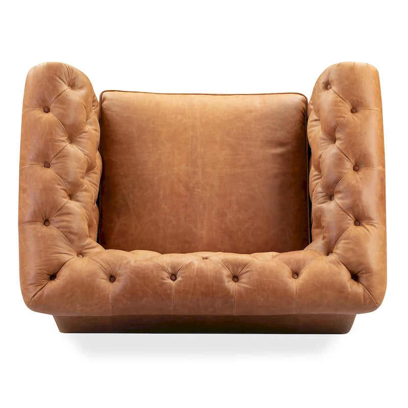 Chaise longue – Cuir véritable italien
