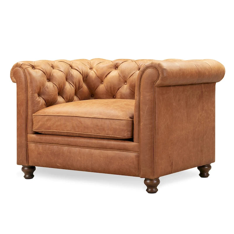 Chaise longue – Cuir véritable italien