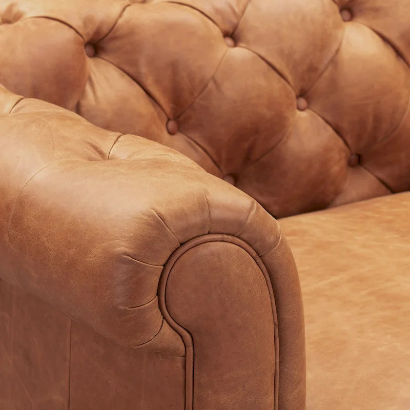 Chaise longue – Cuir véritable italien