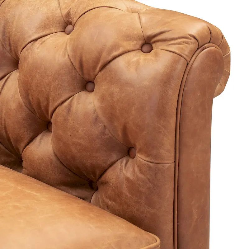 Chaise longue – Cuir véritable italien