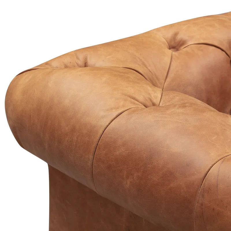Chaise longue – Cuir véritable italien