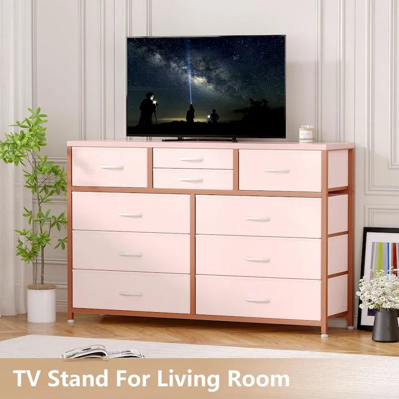 Commode TV à 10 tiroirs