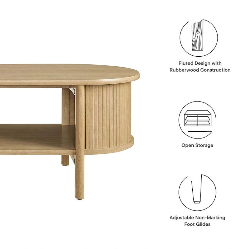 Table basse moderne de style médiéval