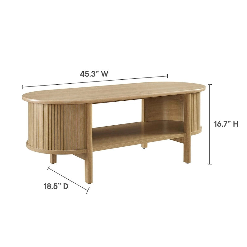 Table basse moderne de style médiéval