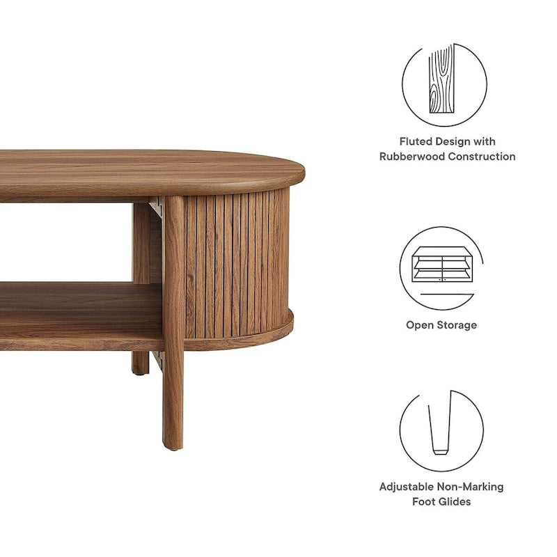 Table basse moderne de style médiéval
