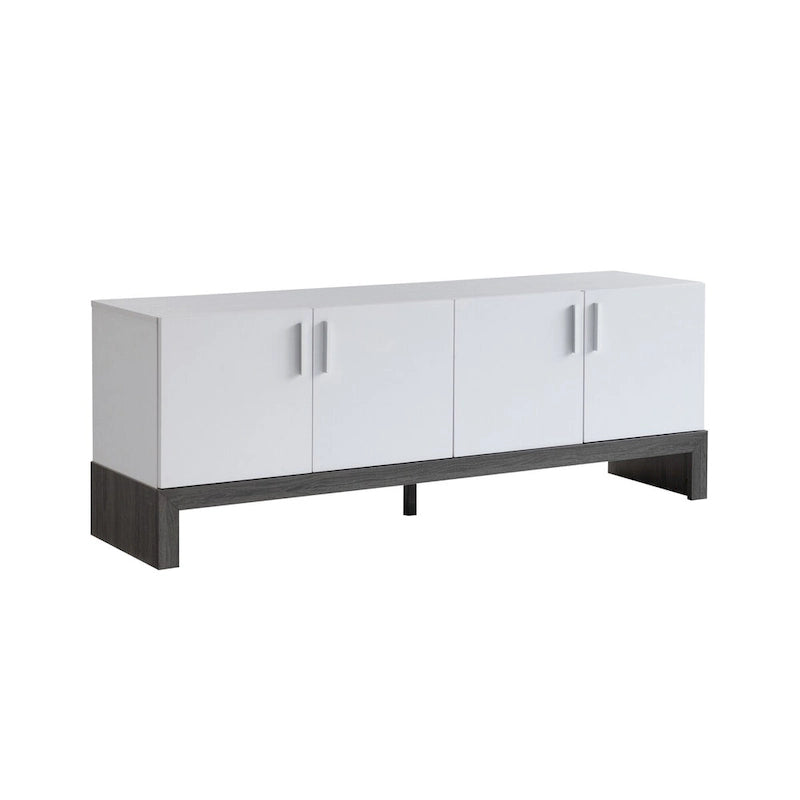 Buffet bas 4 portes, rangements, meuble TV