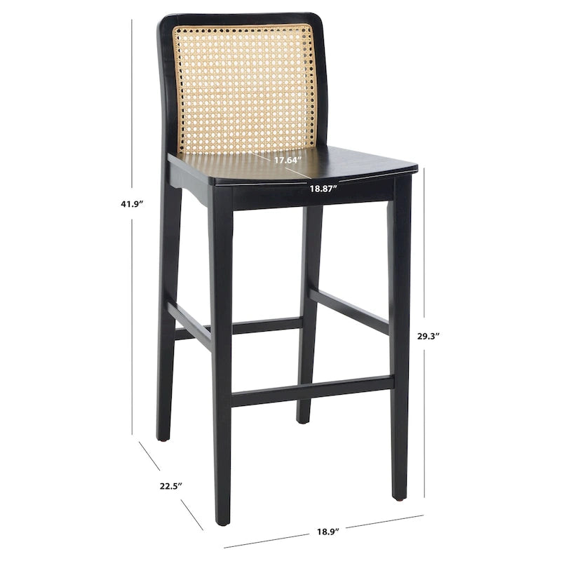 Tabouret de bar en rotin