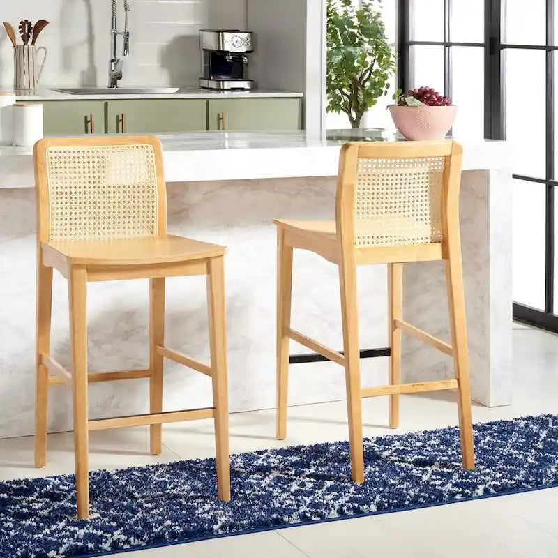 Tabouret de bar en rotin