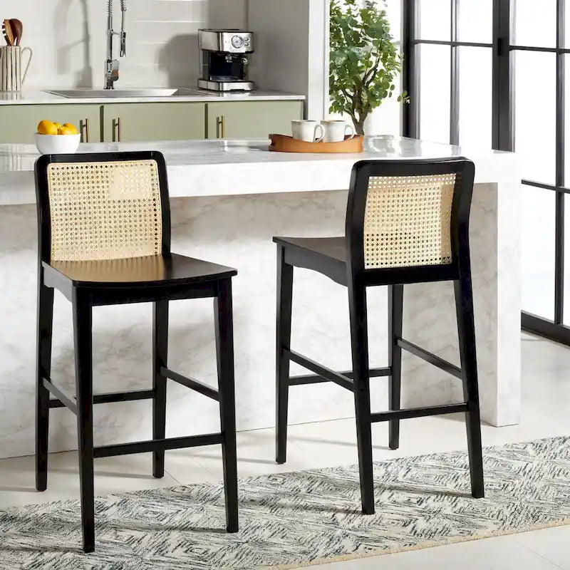 Tabouret de bar en rotin