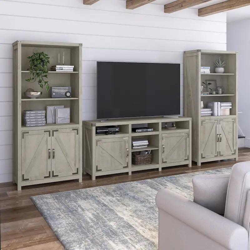 Meuble TV avec bibliothèques par