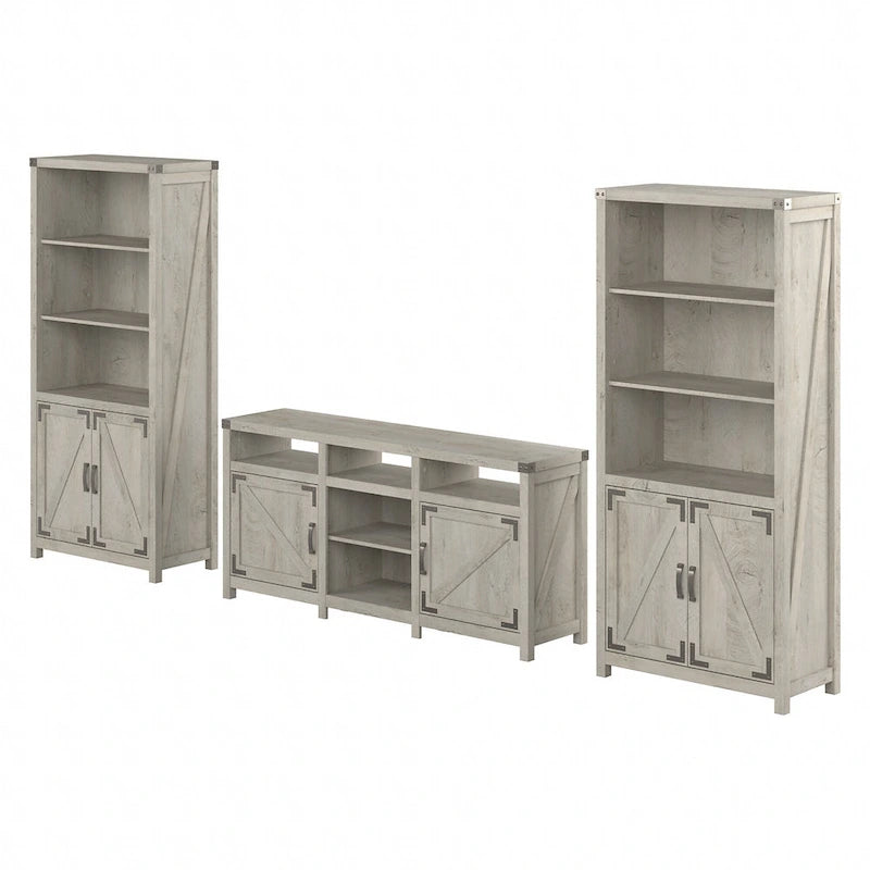 Meuble TV avec bibliothèques par