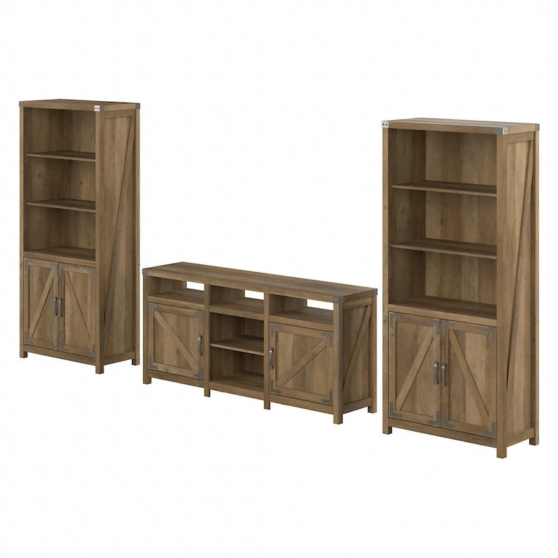 Meuble TV avec bibliothèques par